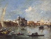 Francesco Guardi The Giudecca with the Zitelle Spain oil painting reproduction